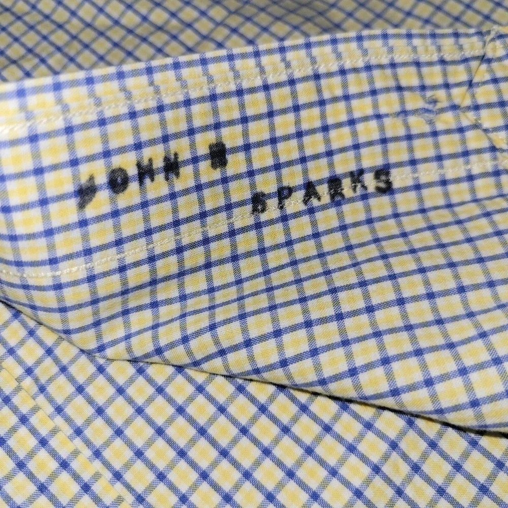 Polo Ralph Lauren Long Sleeve Button Down‎ Yarmouth Men Size 17.5 36/37 Check